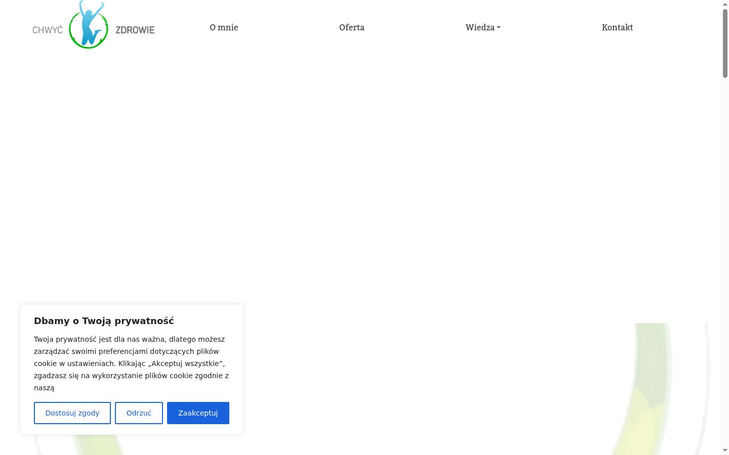 Screenshot des Einwilligungsbanners vor jeglicher Interaktion