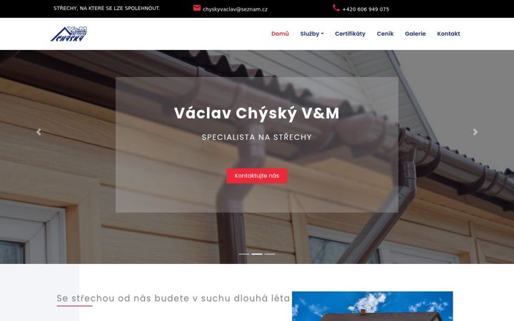 Skjermbilde av chyskyvm.cz