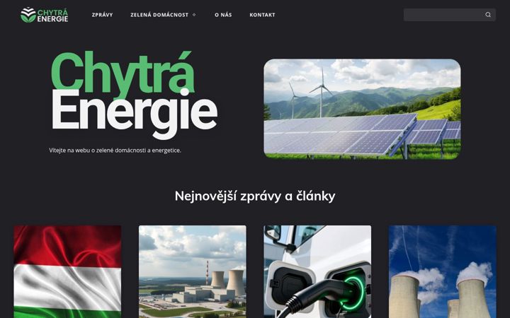 Skjermbilde av chytra-energie.cz