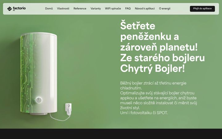Skjermbilde av chytry-bojler.cz