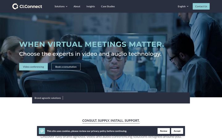 Snímek obrazovky ci-connect.co.uk