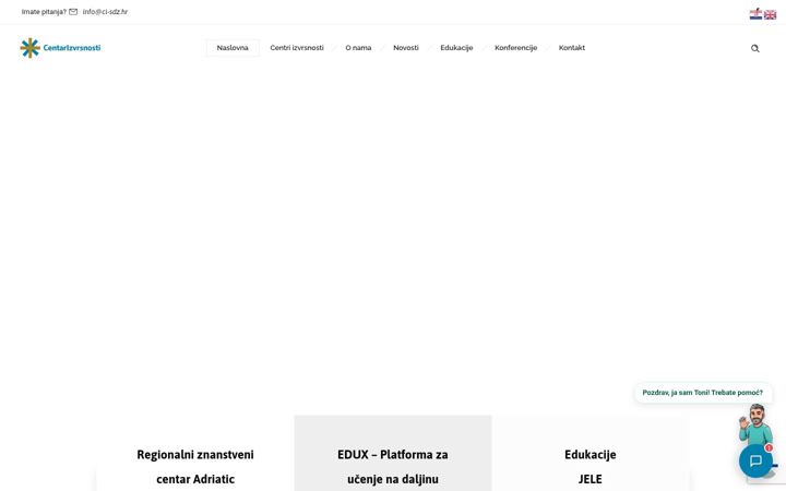 Screenshot van ci-sdz.hr