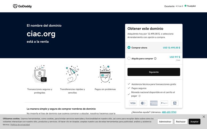 Screenshot του ciac.org