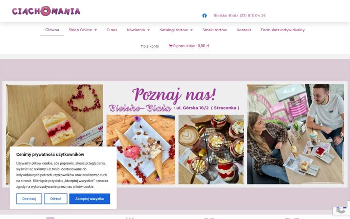 Screenshot von ciachomania.pl