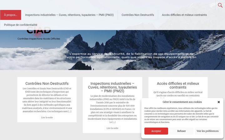 Captura de pantalla de ciad-inspections.fr