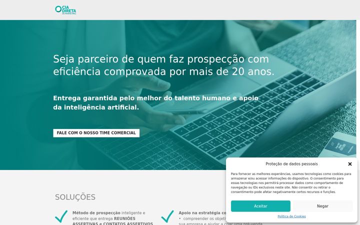 Ekrānuzņēmums no ciadireta.com.br