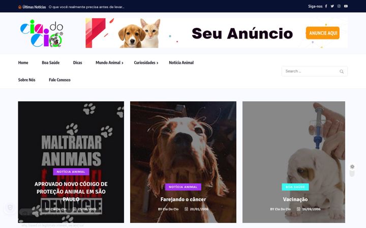 Ekrānuzņēmums no ciadocio.com.br