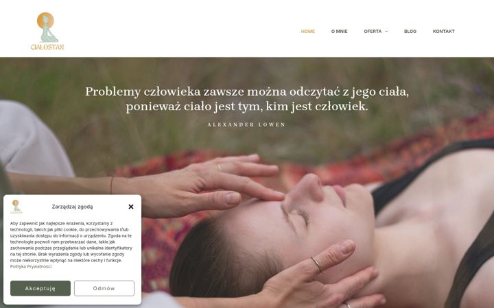 Screenshot stránky cialostan.pl