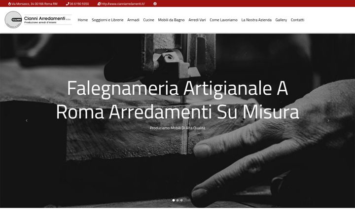Képernyőkép: cianniarredamenti.it