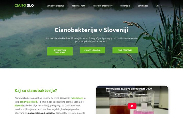 Screenshot von ciano.si