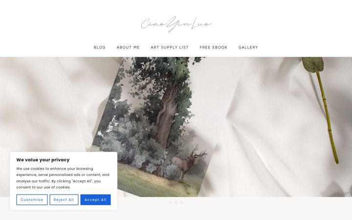 Screenshot of ciaoyinluo.com