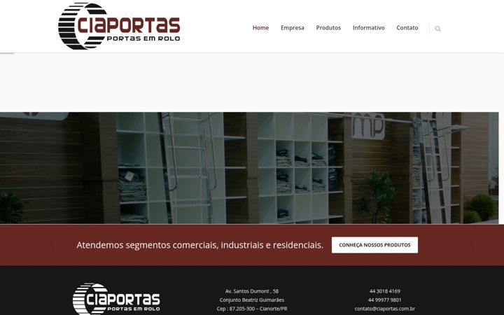 Ekrānuzņēmums no ciaportas.com.br