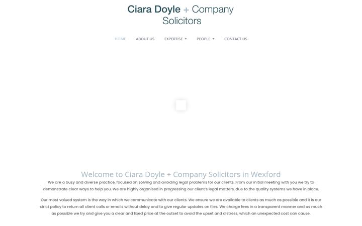 Capture d'écran de ciaradoylesolicitors.ie