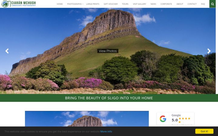 Screenshot of ciaranmchugh.com