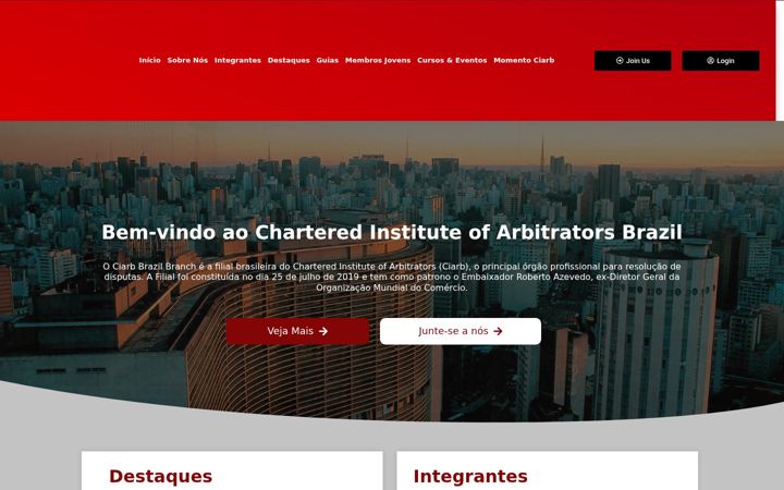 Snímek obrazovky ciarb-brazil.org