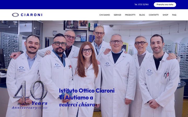 Screenshot of ciaroni.it