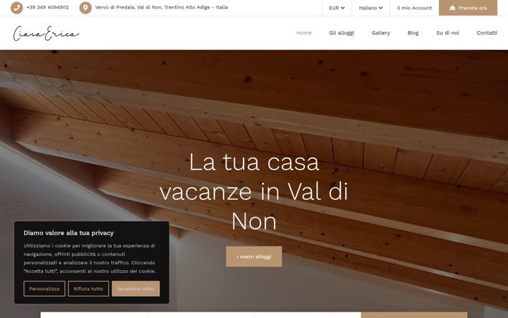 Screenshot of ciasaerica.it