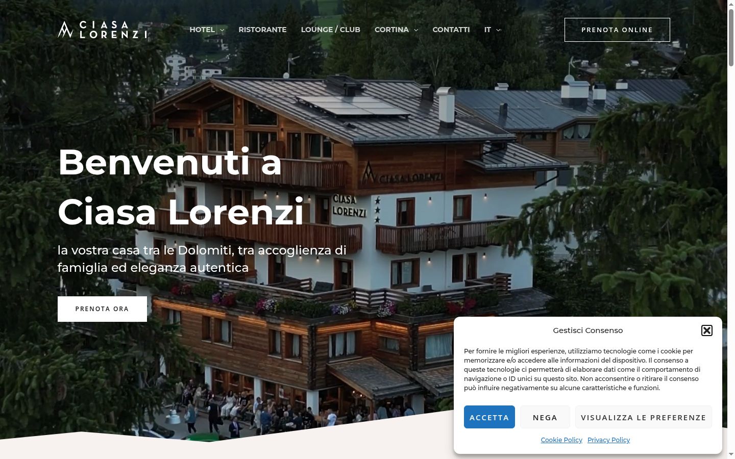 Sutikimo reklamjuostės, rodytos prieš bet kokią sąveiką, ekrano kopija