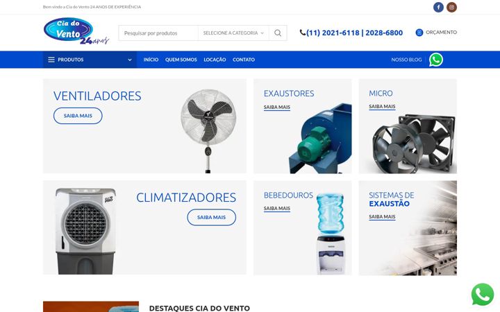 Ekrānuzņēmums no ciavento.com.br