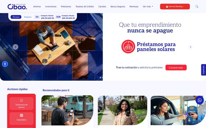 Screenshot of cibao.com.do