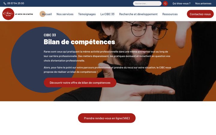 Captura de pantalla de cibc33.fr
