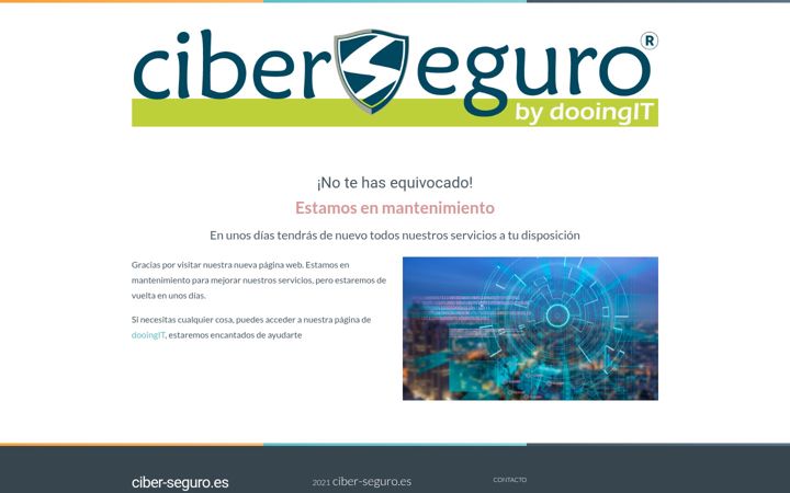 Screenshot di ciber-seguro.es