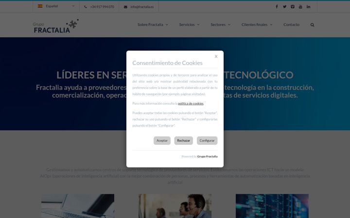 Screenshot of ciberalarma.com