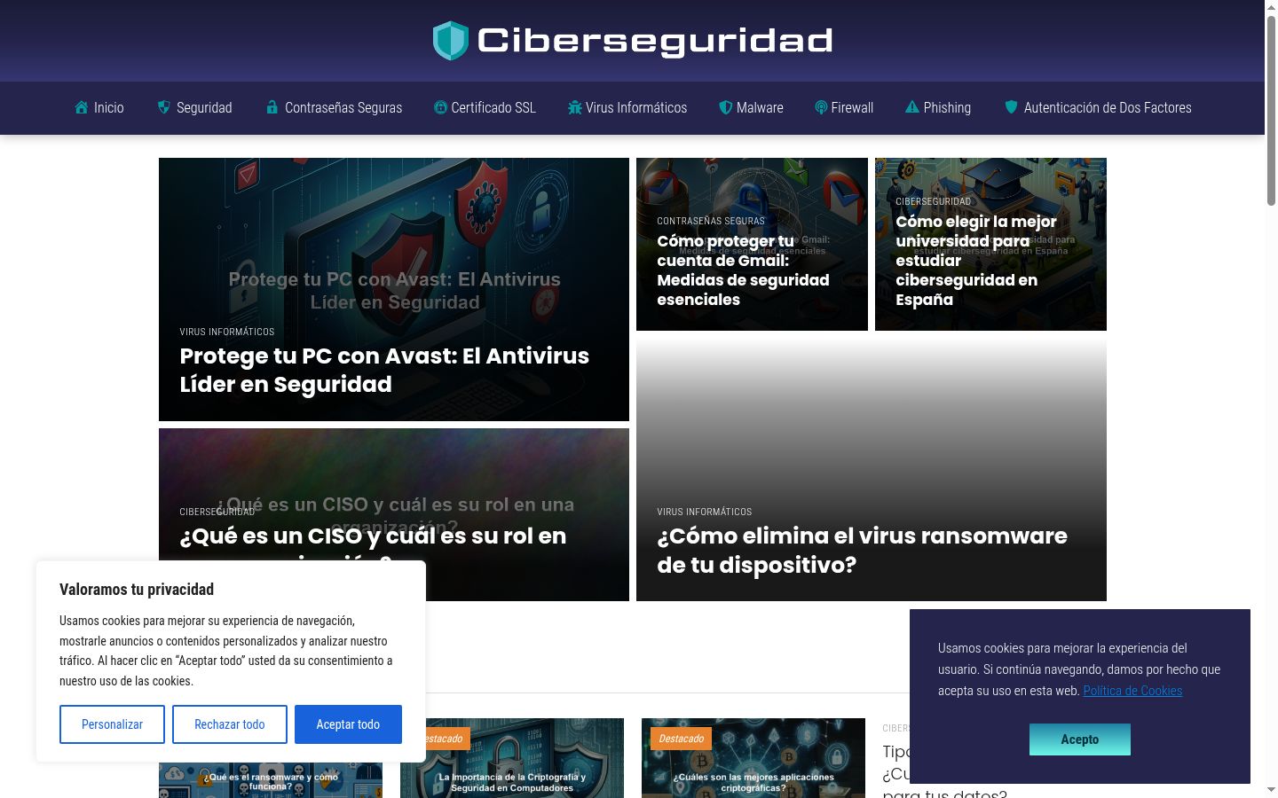Screenshot tal-banner tal-kunsens muri qabel kwalunkwe interazzjoni