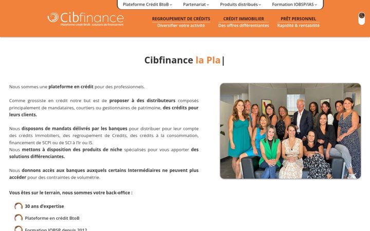 Screenshot of cibfinance.pro