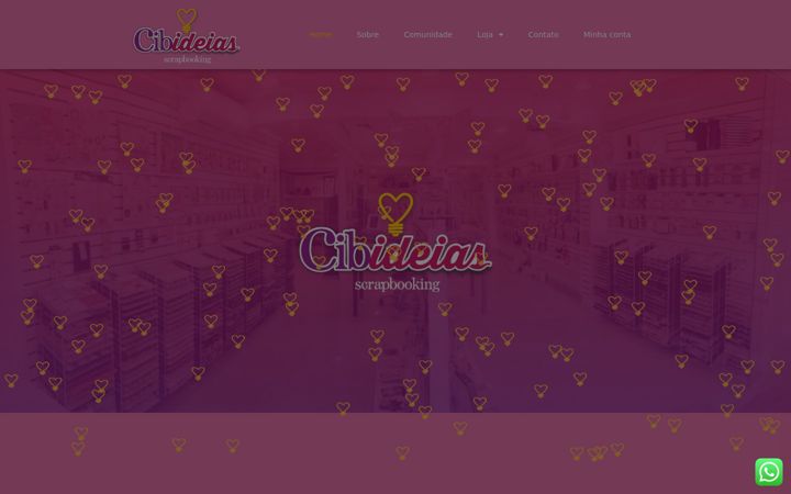 Ekrānuzņēmums no cibideiascrap.com.br