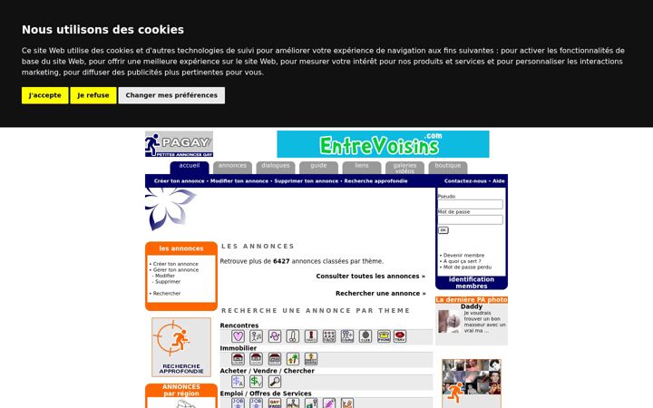 Screenshot of ciblegay.com