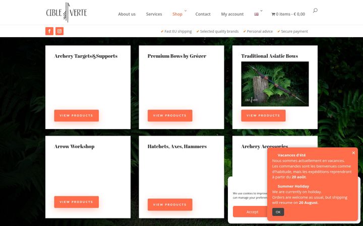 Screenshot of cibleverte.com