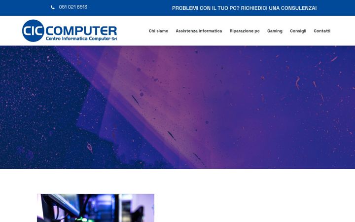 Snímek obrazovky cic-computer.it