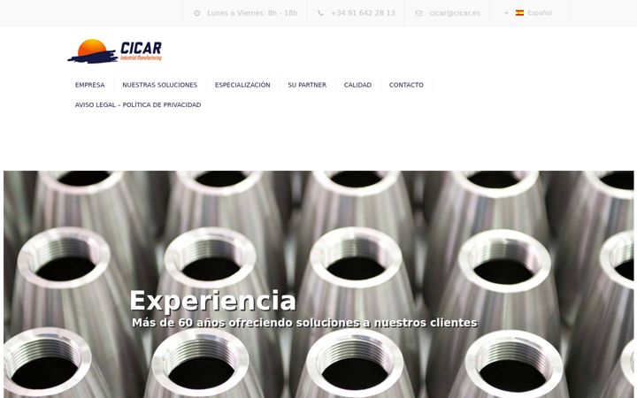 Screenshot di cicar.es