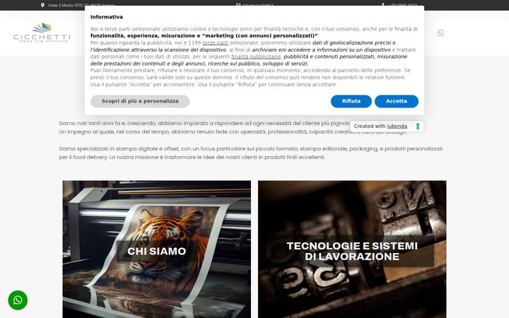 Screenshot of cicchetti.it