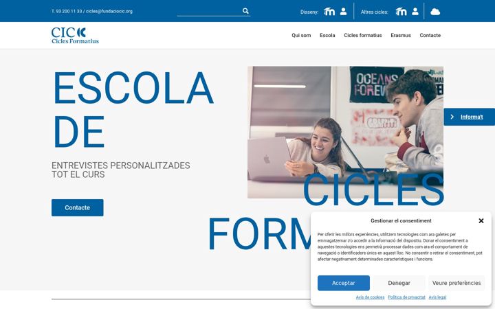 Captură de ecran a ciccicles.org