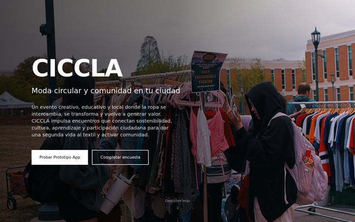 Screenshot di ciccla.es
