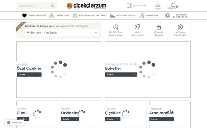 Captura de pantalla de cicekciarzum.com.tr