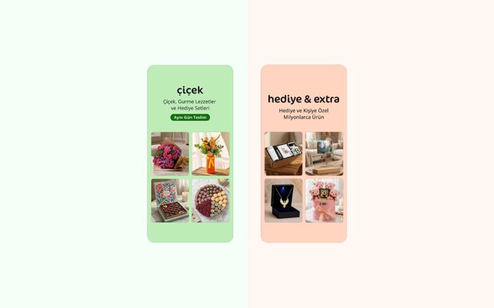 Snimka zaslona za ciceksepeti.com