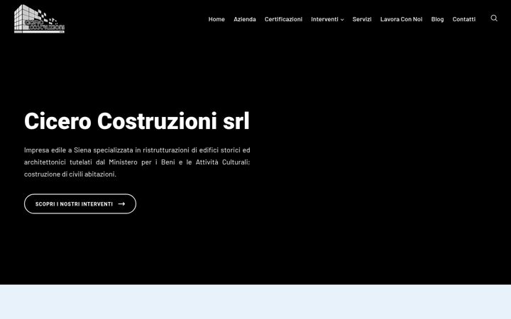 Ekrano kopija cicerocostruzioni.it