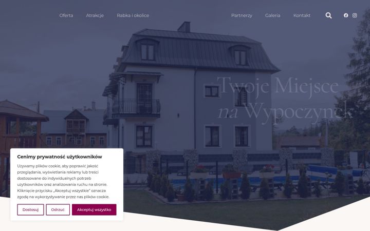Screenshot of cicha.pl