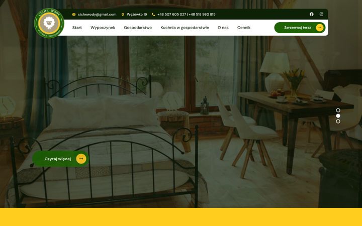 Screenshot of cichewody.pl