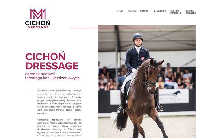 Screenshot of cichondressage.pl