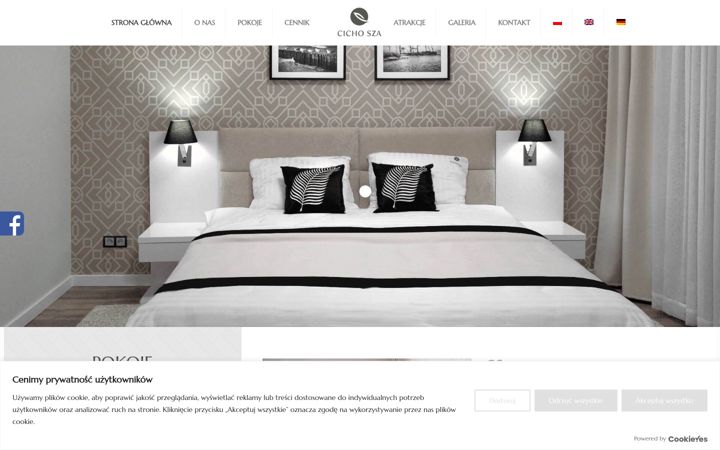 Screenshot of cichosza-willa.pl