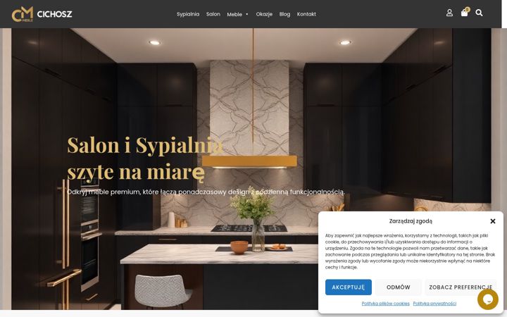 Screenshot of cichoszmeble.pl