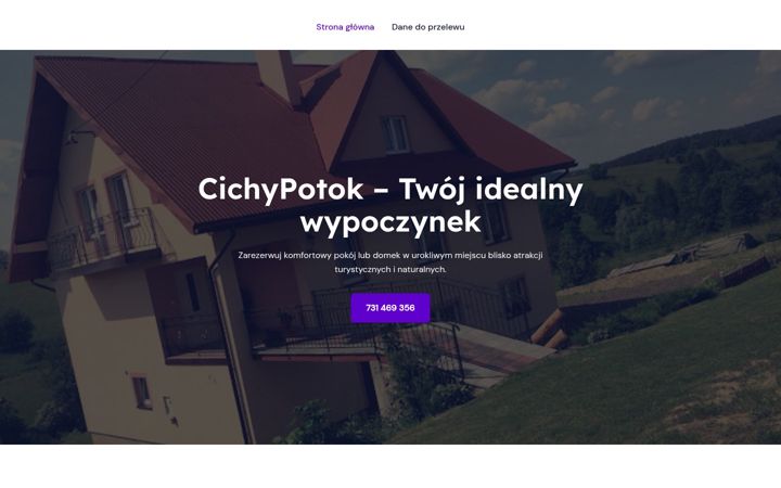 Screenshot of cichypotok.pl