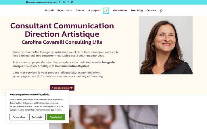 Zrzut ekranu cici-consulting.fr