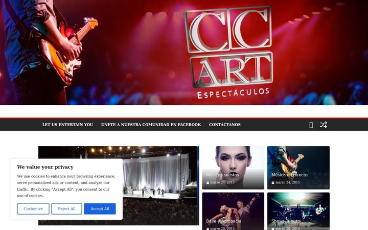 Screenshot di ciciart.es