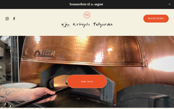 Screenshot of ciciosteria.com