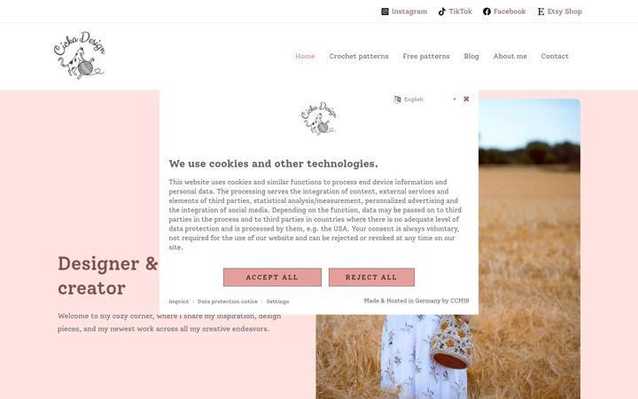 Screenshot of cickadesign.com